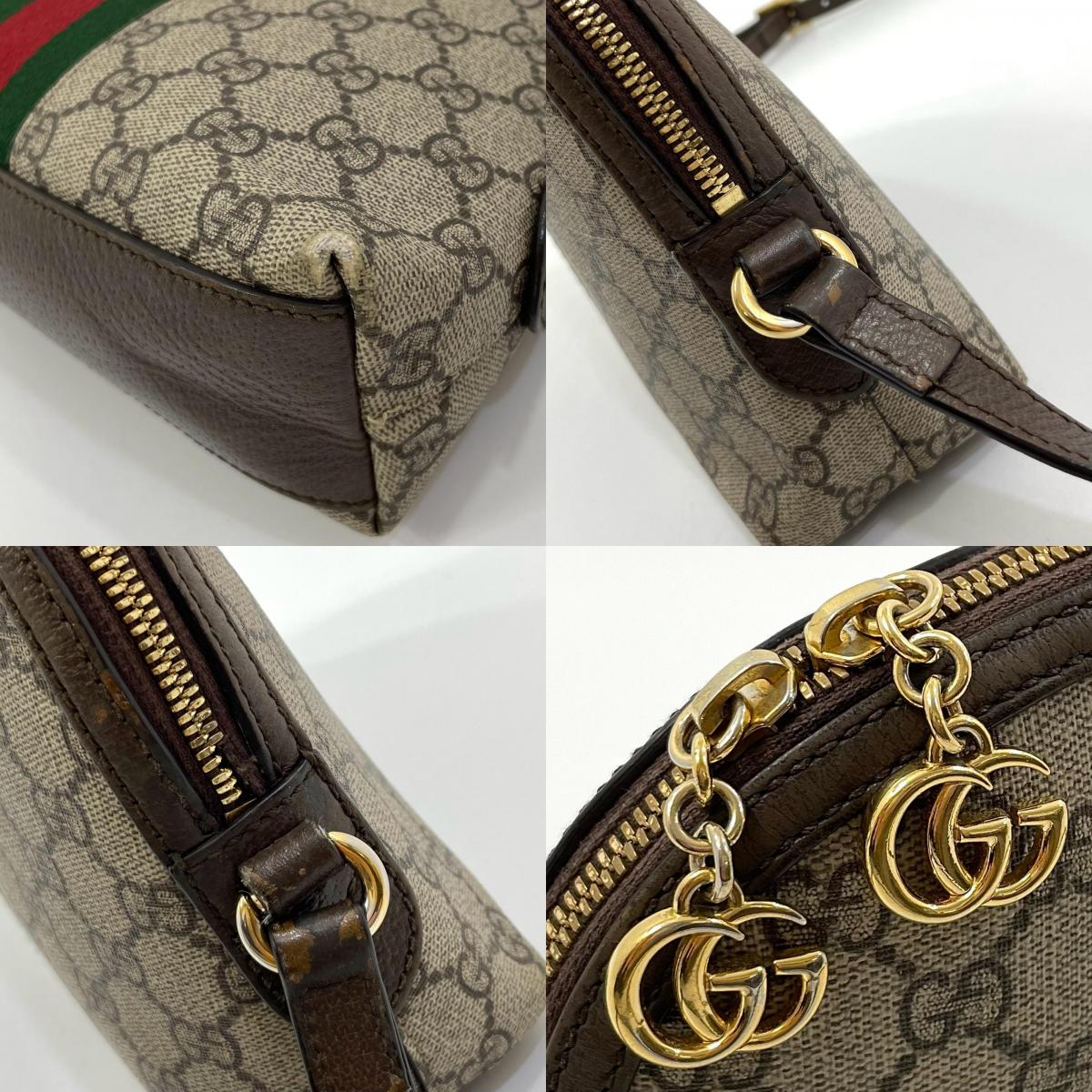 【中古】GUCCI | グッチ オフィディア GGスプリーム キャンバス ショルダーバッグ 499621･486628 ブラウン【尾張小牧店】