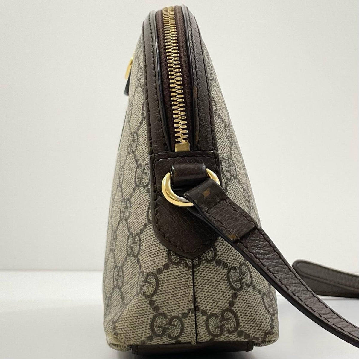 【中古】GUCCI | グッチ オフィディア GGスプリーム キャンバス ショルダーバッグ 499621･486628 ブラウン【尾張小牧店】