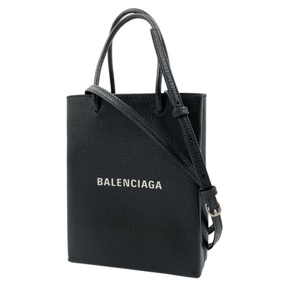 【中古】BALENCIAGA | バレンシアガ ラージショッピングバッグ トートバッグ 693805･1000･P･568024 ブラック【尾張小牧店】