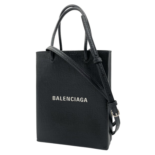 【中古】BALENCIAGA | バレンシアガ ラージショッピングバッグ トートバッグ 693805･1000･P･568024 ブラック【尾張小牧店】