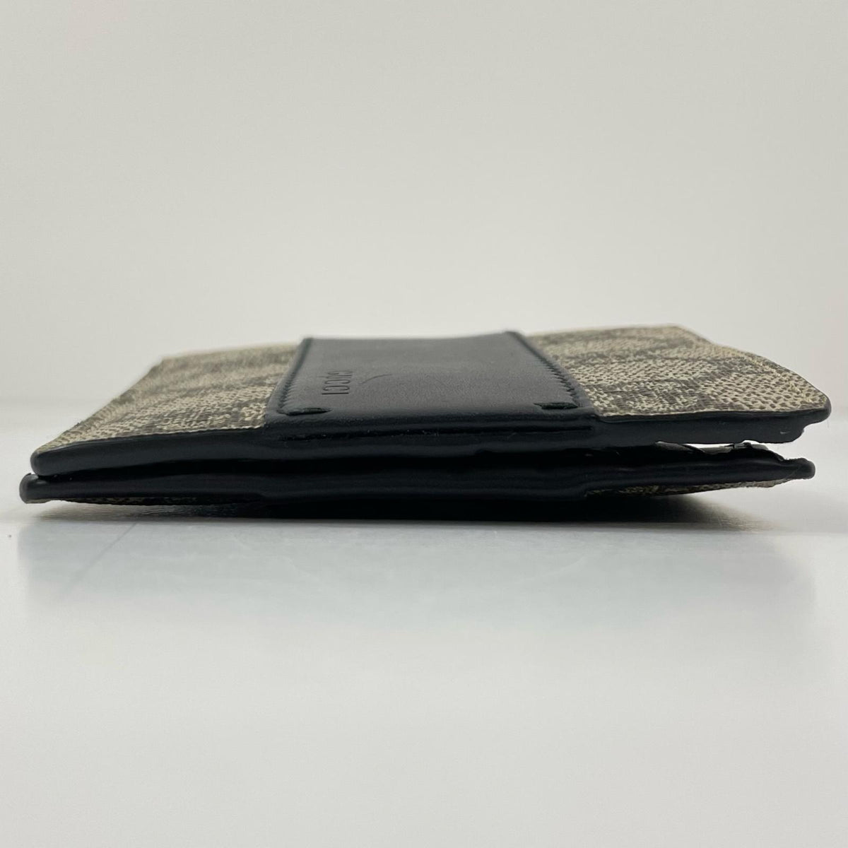 【中古】GUCCI | グッチ GGスプリーム コンパクトウォレット 二つ折り財布 451240･496085 ブラウン×ブラック【尾張小牧店】