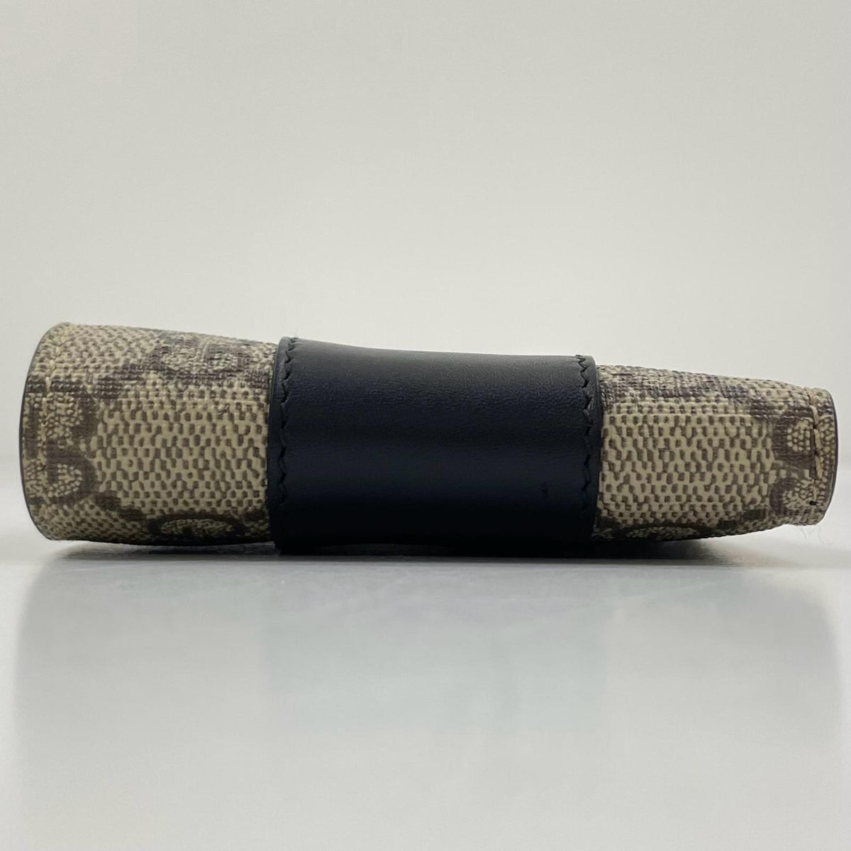 【中古】GUCCI | グッチ GGスプリーム コンパクトウォレット 二つ折り財布 451240･496085 ブラウン×ブラック【尾張小牧店】