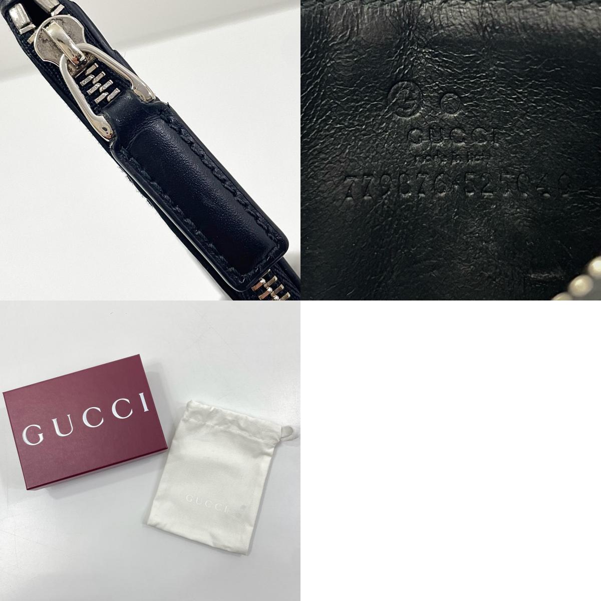 【中古】GUCCI | グッチ GGシマ カードケース コインケース 779876･525040 ブラック【尾張小牧店】