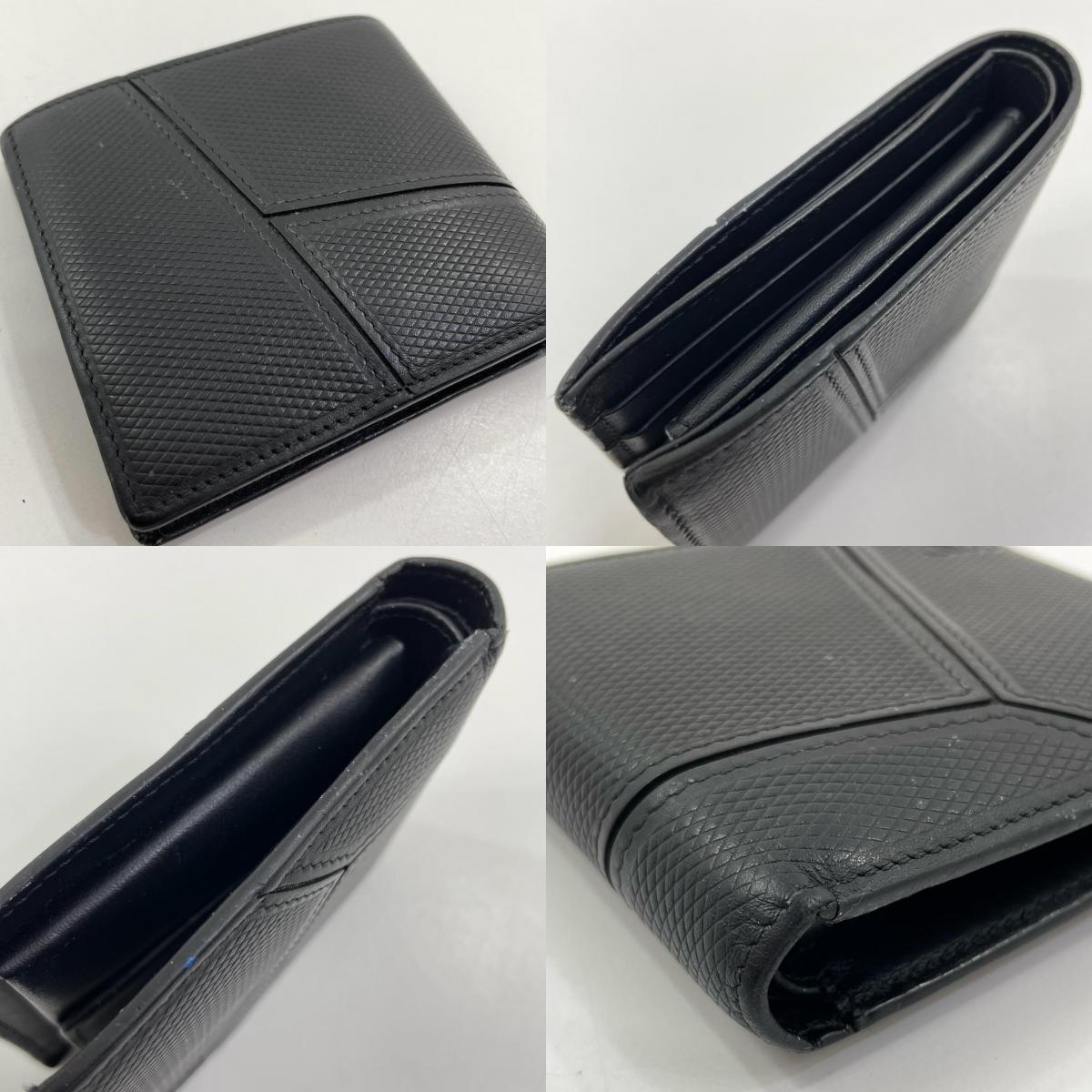【中古】LOEWE | ロエベ パズル バイフォールド コインウォレット コンパクトウォレット 二つ折り財布 C510501 ブラック【尾張小牧店】
