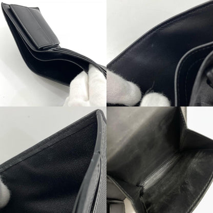 【中古】LOEWE | ロエベ パズル バイフォールド コインウォレット コンパクトウォレット 二つ折り財布 C510501 ブラック【尾張小牧店】