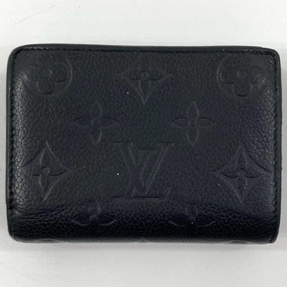 【中古】LOUIS VUITTON | ルイ・ヴィトン ポルトフォイユ クレア モノグラム アンプラント 二つ折り財布 ラウンドファスナーM29202 ブラック【尾張小牧店】