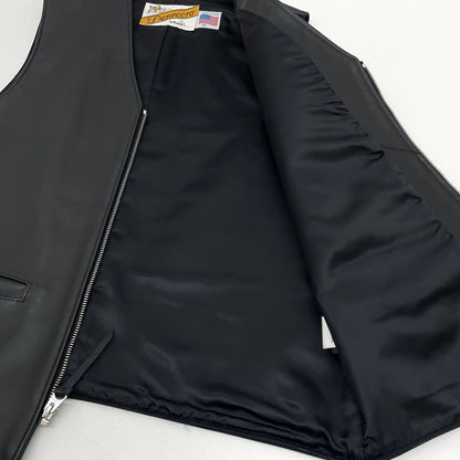 【中古】schott | ショット レザーベスト 693V ブラック サイズ：XL【尾張小牧店】