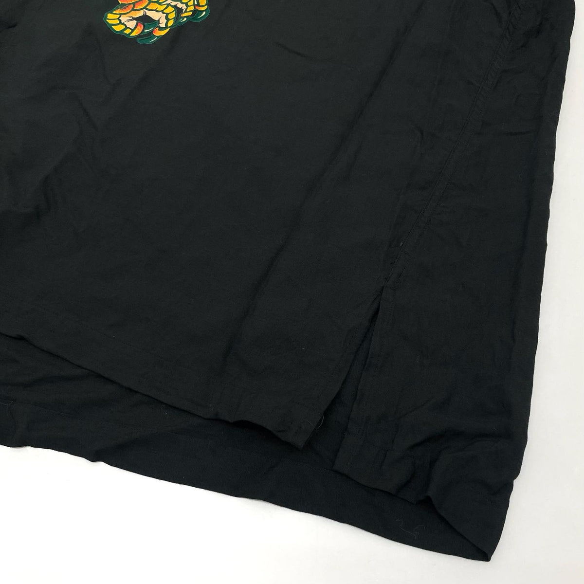 【中古】POLO RALPH LAUREN | ポロ・ラルフローレン　90's レーヨン　アロハシャツ　オープンカラー　パネル柄半袖シャツ ブラック サイズ：XXL【尾張小牧店】