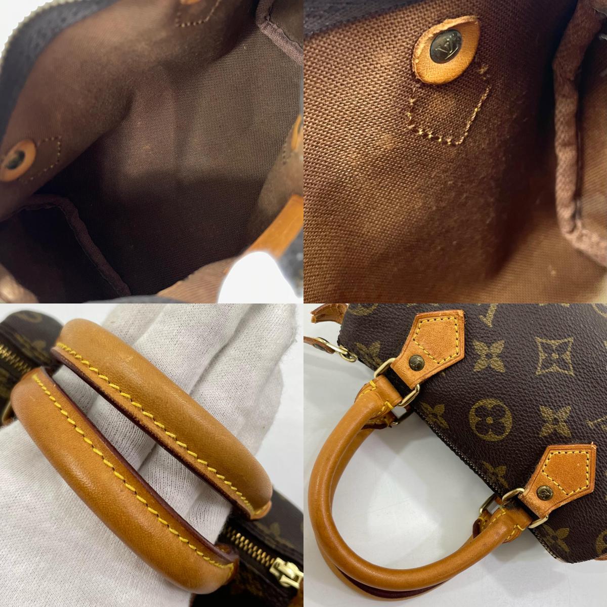 【中古】LOUIS VUITTON | ルイ・ヴィトン ミニスピーディ ミニボストンバッグ モノグラム キャンバス ショルダー ハンドバッグ M41534 ブラウン【尾張小牧店】