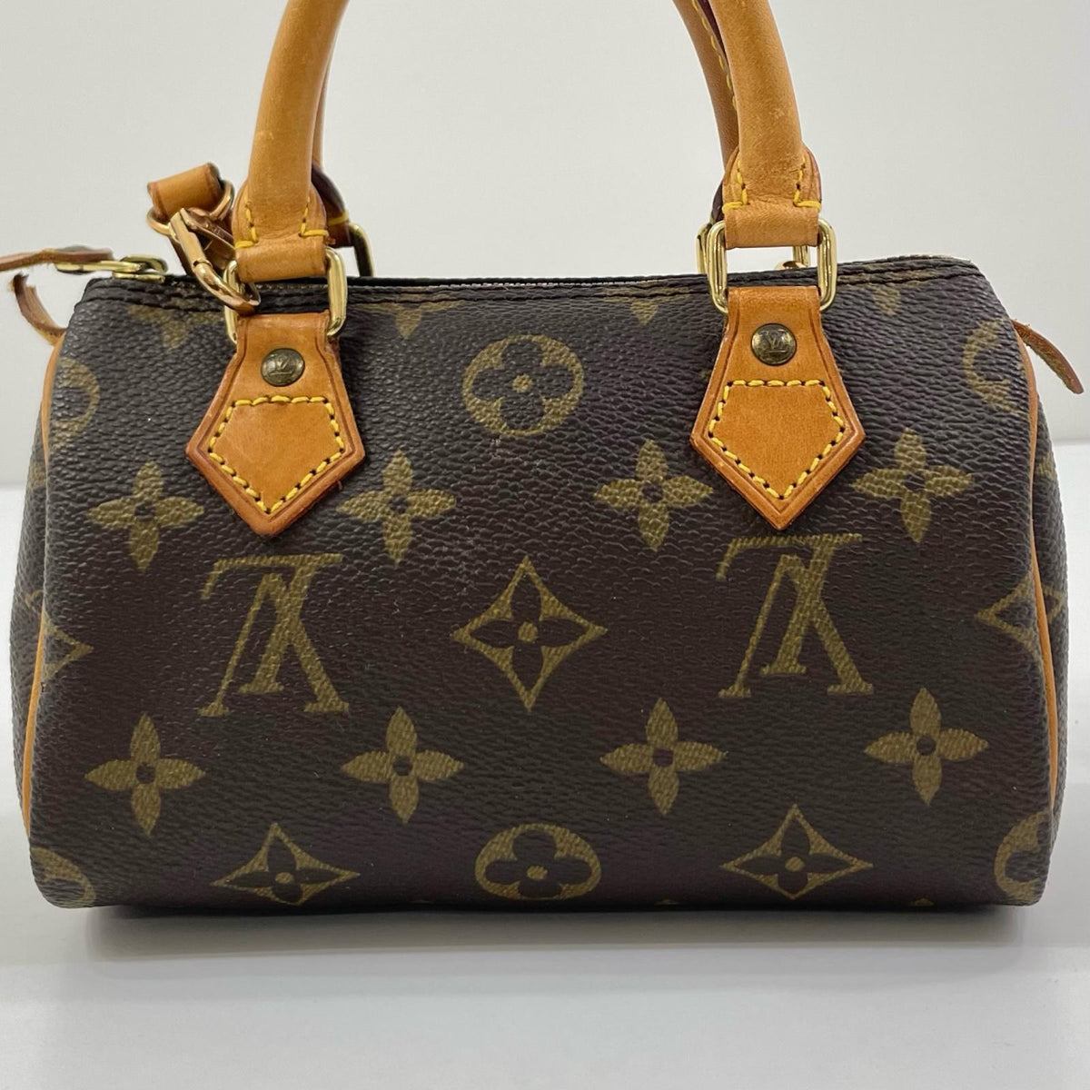 【中古】LOUIS VUITTON | ルイ・ヴィトン ミニスピーディ ミニボストンバッグ モノグラム キャンバス ショルダー ハンドバッグ M41534 ブラウン【尾張小牧店】