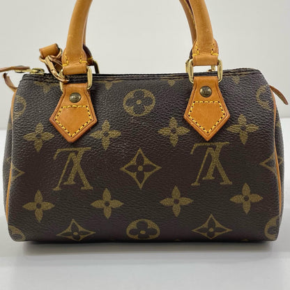 【中古】LOUIS VUITTON | ルイ・ヴィトン ミニスピーディ ミニボストンバッグ モノグラム キャンバス ショルダー ハンドバッグ M41534 ブラウン【尾張小牧店】