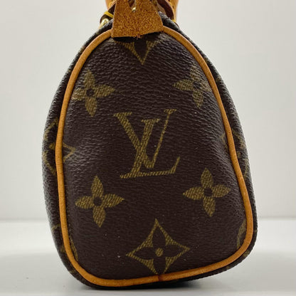 【中古】LOUIS VUITTON | ルイ・ヴィトン ミニスピーディ ミニボストンバッグ モノグラム キャンバス ショルダー ハンドバッグ M41534 ブラウン【尾張小牧店】