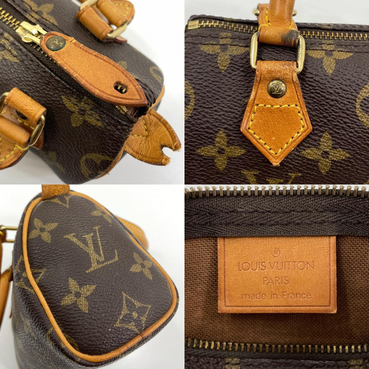 【中古】LOUIS VUITTON | ルイ・ヴィトン ミニスピーディ ミニボストンバッグ モノグラム キャンバス ショルダー ハンドバッグ M41534 ブラウン【尾張小牧店】