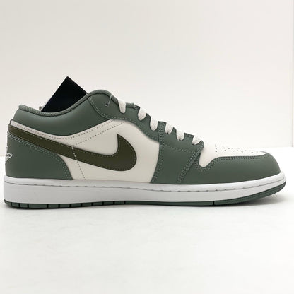 【中古】NIKE | ナイキ Air Jordan 1 Low "Vintage Lichen/Medium Olive-Summit White"　エアジョーダン1 ロー "ヴィンテージライケン/ミディアムオリーブ-サミットホワイト"　スニーカー 靴　553558-300 グリーン×ホワイト 29cm【尾張小牧店】