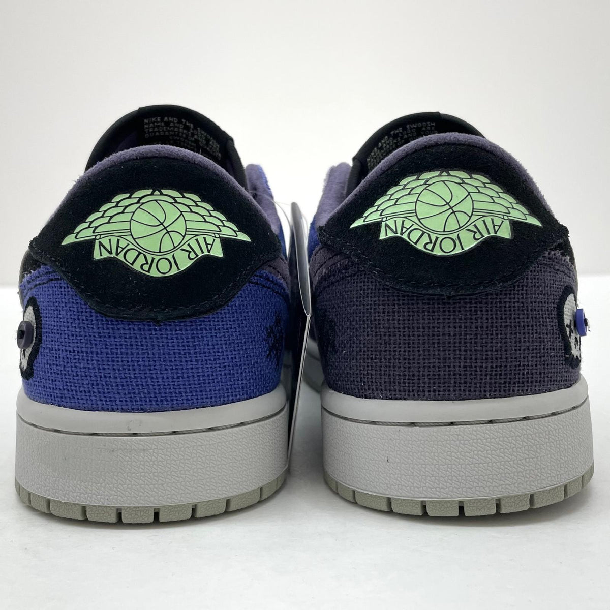 【中古】NIKE×Zion Williamson | ナイキ×ザイオン・ウィリアムソン Air Jordan 1 Low OG "Voodoo Alternate"/エアジョーダン1 ロー OG "ブードゥーオルタネート"　スニーカー 靴 IH2309-500 パープル×ブルー×ブラック 27cm【尾張小牧店】