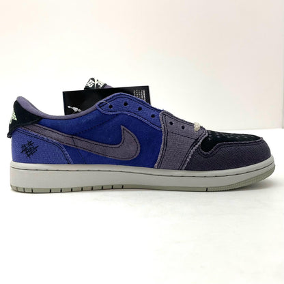 【中古】NIKE×Zion Williamson | ナイキ×ザイオン・ウィリアムソン Air Jordan 1 Low OG "Voodoo Alternate"/エアジョーダン1 ロー OG "ブードゥーオルタネート"　スニーカー 靴 IH2309-500 パープル×ブルー×ブラック 27cm【尾張小牧店】