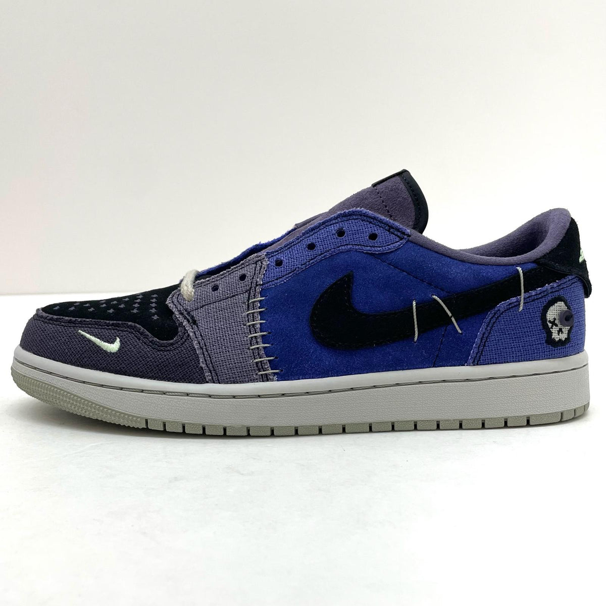 【中古】NIKE×Zion Williamson | ナイキ×ザイオン・ウィリアムソン Air Jordan 1 Low OG "Voodoo Alternate"/エアジョーダン1 ロー OG "ブードゥーオルタネート"　スニーカー 靴 IH2309-500 パープル×ブルー×ブラック 27cm【尾張小牧店】