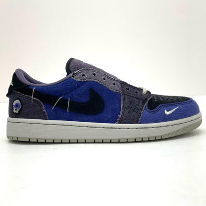 【中古】NIKE×Zion Williamson | ナイキ×ザイオン・ウィリアムソン Air Jordan 1 Low OG "Voodoo Alternate"/エアジョーダン1 ロー OG "ブードゥーオルタネート"　スニーカー 靴 IH2309-500 パープル×ブルー×ブラック 27cm【尾張小牧店】