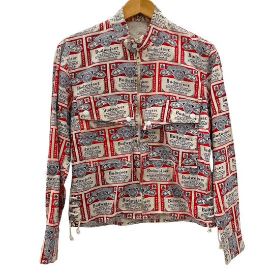 【中古】VINTAGE | ビンテージ 70's バドワイザー　総柄ジャケット　マルチカラー【尾張小牧店】