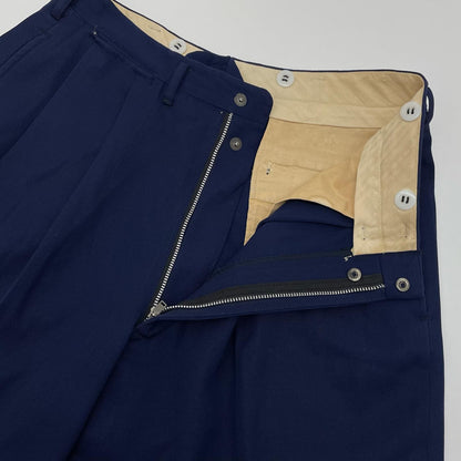 【中古】VINTAGE | ビンテージ　50S レーヨンツータック スラックス ネイビー【尾張小牧店】