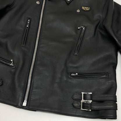 【中古】LEWIS LEATHER | ルイスレザー Lightning ライダースジャケット ブラック サイズ：44【尾張小牧店】