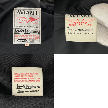 【中古】LEWIS LEATHER | ルイスレザー Lightning ライダースジャケット ブラック サイズ：44【尾張小牧店】
