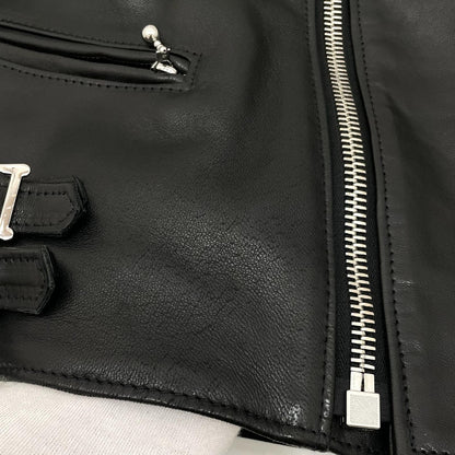 【中古】LEWIS LEATHER | ルイスレザー Lightning ライダースジャケット ブラック サイズ：44【尾張小牧店】