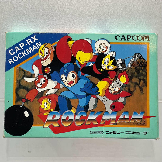 【尾張小牧店】FC ロックマン 箱説あり カプコン ファミコン【レトロ】【中古】