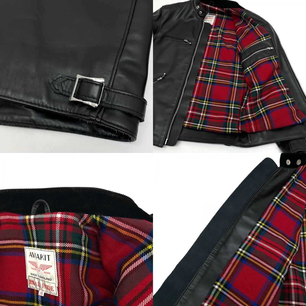 【中古】LEWIS LEATHER | ルイスレザー ライダースジャケット ブラック サイズ：36【尾張小牧店】