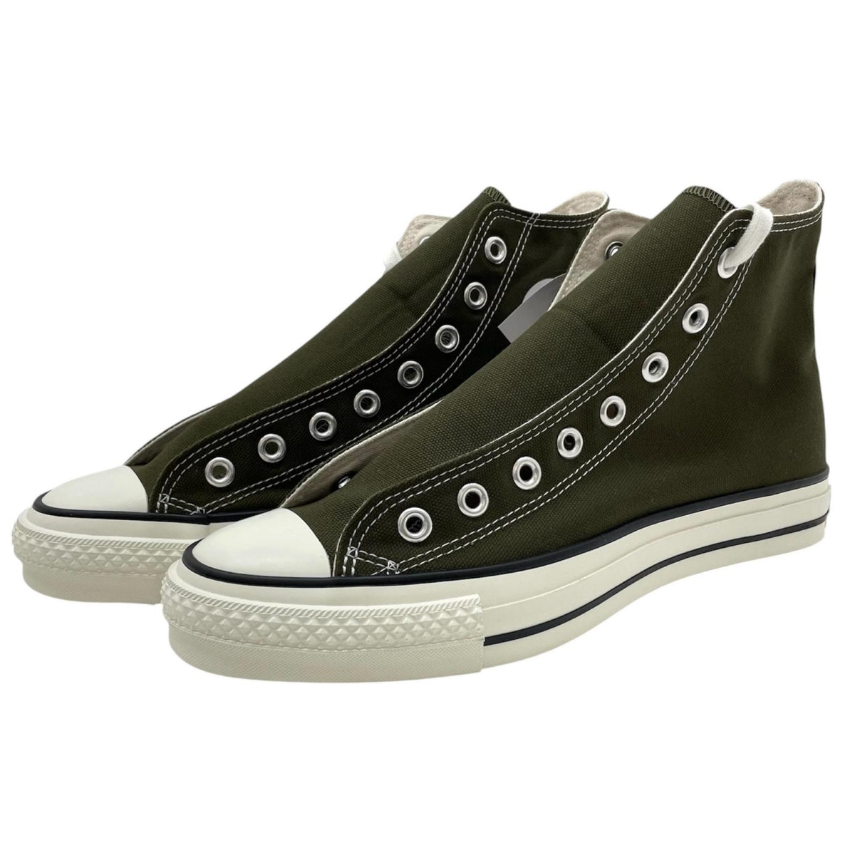 【中古】CONVERSE | コンバース　日本製 ハイカットスニーカー 靴　カーキ 26cm【尾張小牧店】
