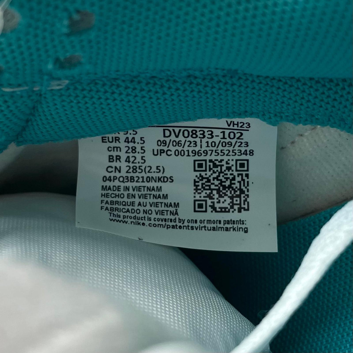 【中古】NIKE | ナイキ Dunk Low "Miami Dolphins"/ダンク ロー "マイアミ ドルフィンズ" スニーカー 靴　DV0833-102 ブルー×ホワイト 28.5cm【尾張小牧店】