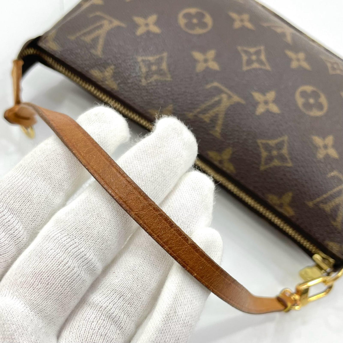 【中古】LOUIS VUITTON | ルイ・ヴィトン アクセソワール モノグラム ハンドバッグ ポシェット ポーチ M51980 ブラウン【尾張小牧店】