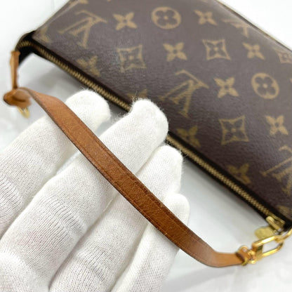 【中古】LOUIS VUITTON | ルイ・ヴィトン アクセソワール モノグラム ハンドバッグ ポシェット ポーチ M51980 ブラウン【尾張小牧店】