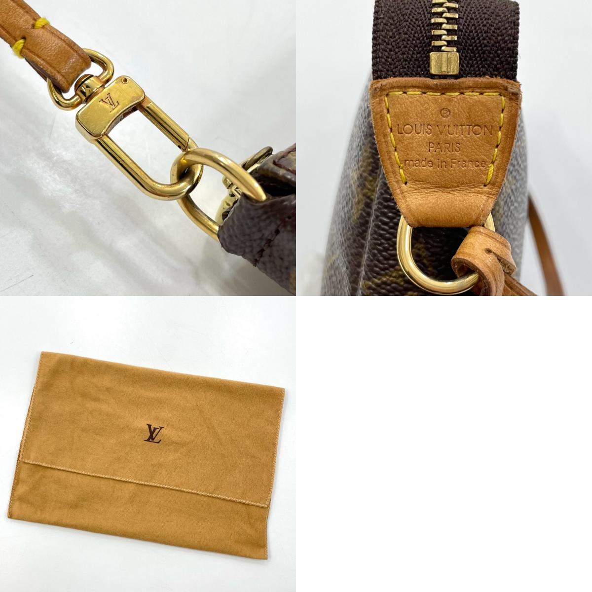 【中古】LOUIS VUITTON | ルイ・ヴィトン アクセソワール モノグラム ハンドバッグ ポシェット ポーチ M51980 ブラウン【尾張小牧店】