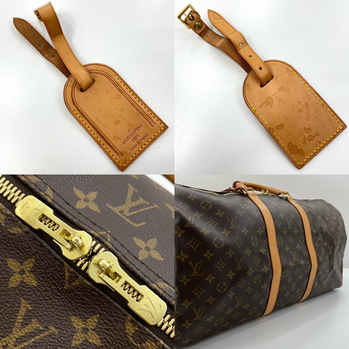 【中古】LOUIS VUITTON | ルイ・ヴィトン キーポル55 モノグラム ボストンバッグ M41424 ブラウン【尾張小牧店】