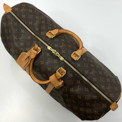 【中古】LOUIS VUITTON | ルイ・ヴィトン キーポル55 モノグラム ボストンバッグ M41424 ブラウン【尾張小牧店】