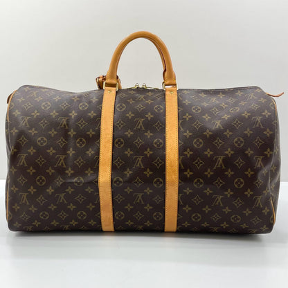 【中古】LOUIS VUITTON | ルイ・ヴィトン キーポル55 モノグラム ボストンバッグ M41424 ブラウン【尾張小牧店】
