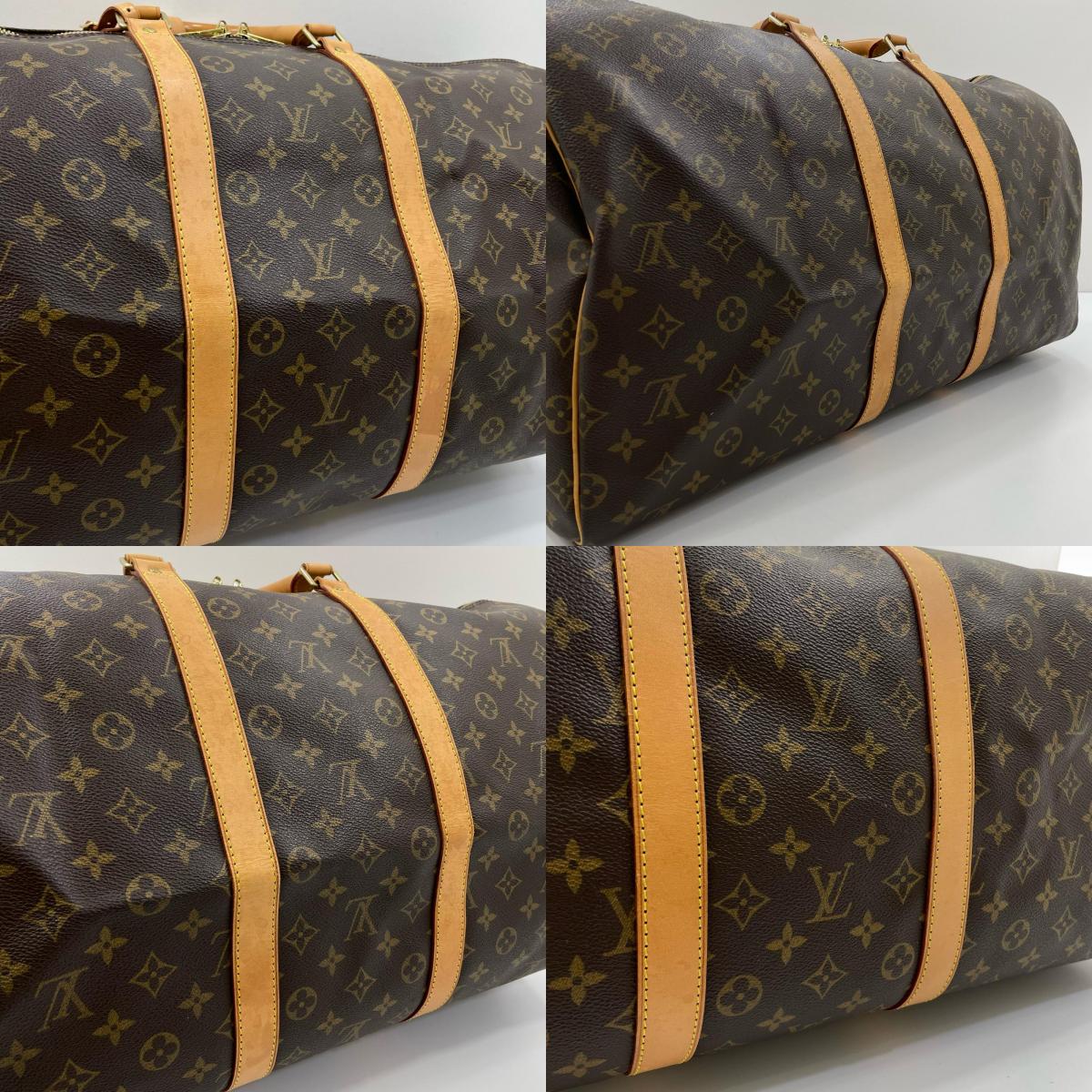 【中古】LOUIS VUITTON | ルイ・ヴィトン キーポル55 モノグラム ボストンバッグ M41424 ブラウン【尾張小牧店】