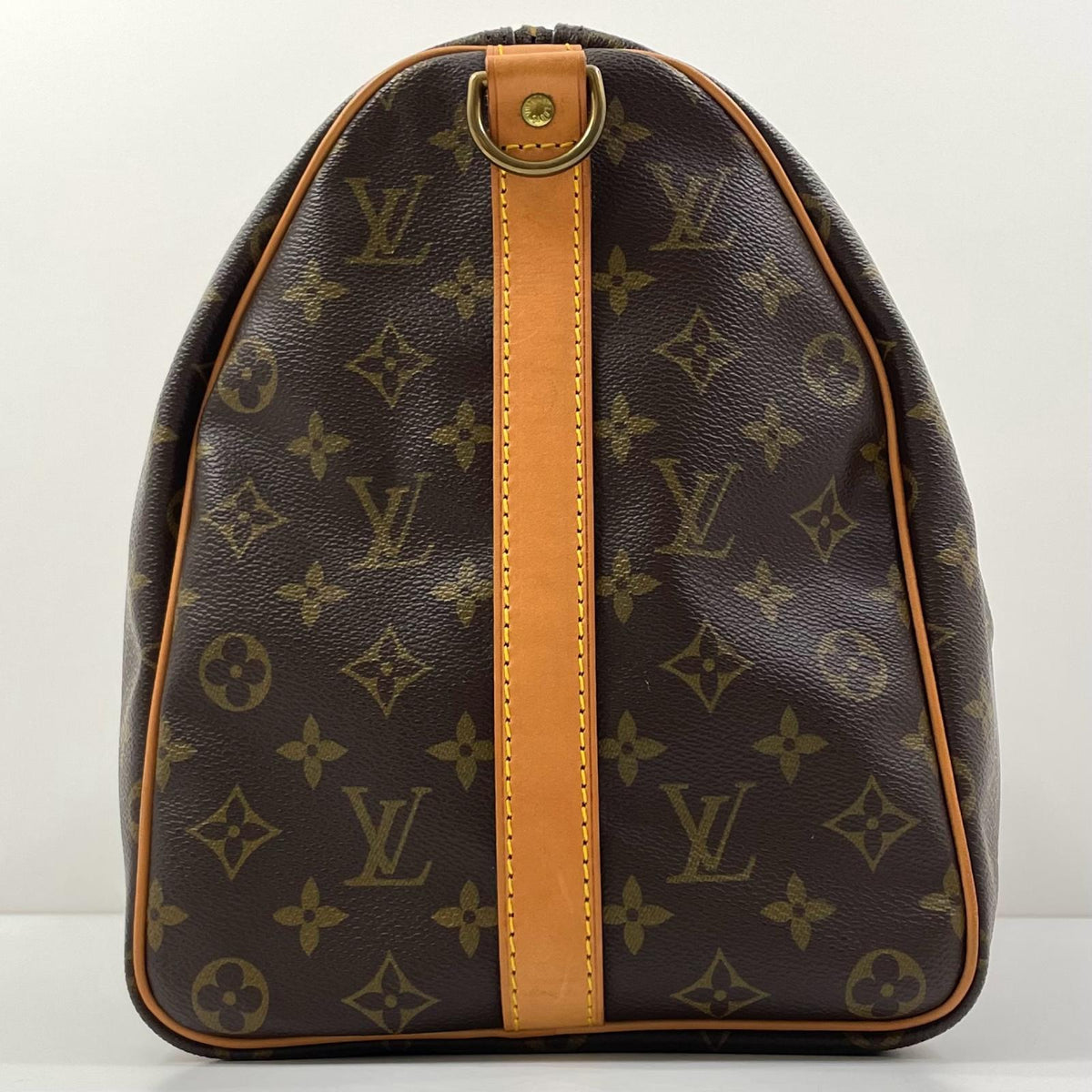 【中古】LOUIS VUITTON | ルイ・ヴィトン キーポル バンドリエール45 モノグラム ボストンバッグ ショルダーバッグ M41418 ブラウン【尾張小牧店】