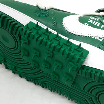 【中古】NIKE×Off-White | ナイキ×オフホワイト Air Force 1 Mid SP LTHR "Pine Green"/エアフォース1 ミッド SP LTHR "パイングリーン" スニーカー 靴 DR0500-300 グリーン 27cm【尾張小牧店】