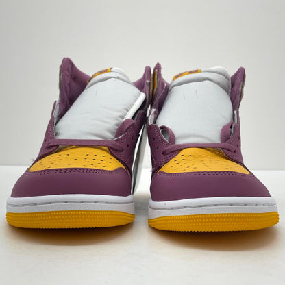 【中古】NIKE | ナイキ Air Jordan 1 High OG "Brotherhood"/エアジョーダン1 ハイ OG "ブラザーフッド"　スニーカー 靴　555088-706 ホワイト×イエロー×ピンク 30cm【尾張小牧店】【専】