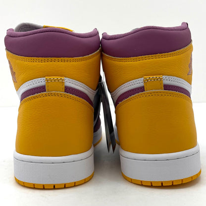 【中古】NIKE | ナイキ Air Jordan 1 High OG "Brotherhood"/エアジョーダン1 ハイ OG "ブラザーフッド"　スニーカー 靴　555088-706 ホワイト×イエロー×ピンク 30cm【尾張小牧店】【専】