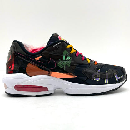 【中古】NIKE×atmos | ナイキ×アトモス Air Max 2 Light QS "Black"/エアマックス2 ライト QS "ブラック"　スニーカー 靴　CI5590-001 ブラック×マルチカラー 29cm【尾張小牧店】【専】