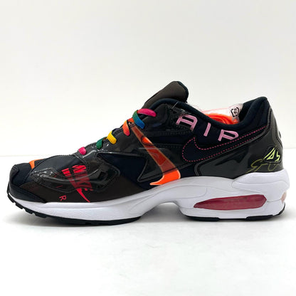 【中古】NIKE×atmos | ナイキ×アトモス Air Max 2 Light QS "Black"/エアマックス2 ライト QS "ブラック"　スニーカー 靴　CI5590-001 ブラック×マルチカラー 29cm【尾張小牧店】【専】