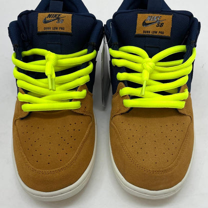 【中古】NIKE | ナイキ SB Dunk Low "Desert Ochre and Midnight Navy"/ダンク ロー "デザートオークル アンド ミッドナイトネイビー"　スニーカー 靴　DX6775-400 ネイビー×ブラウン 29cm【尾張小牧店】【専】