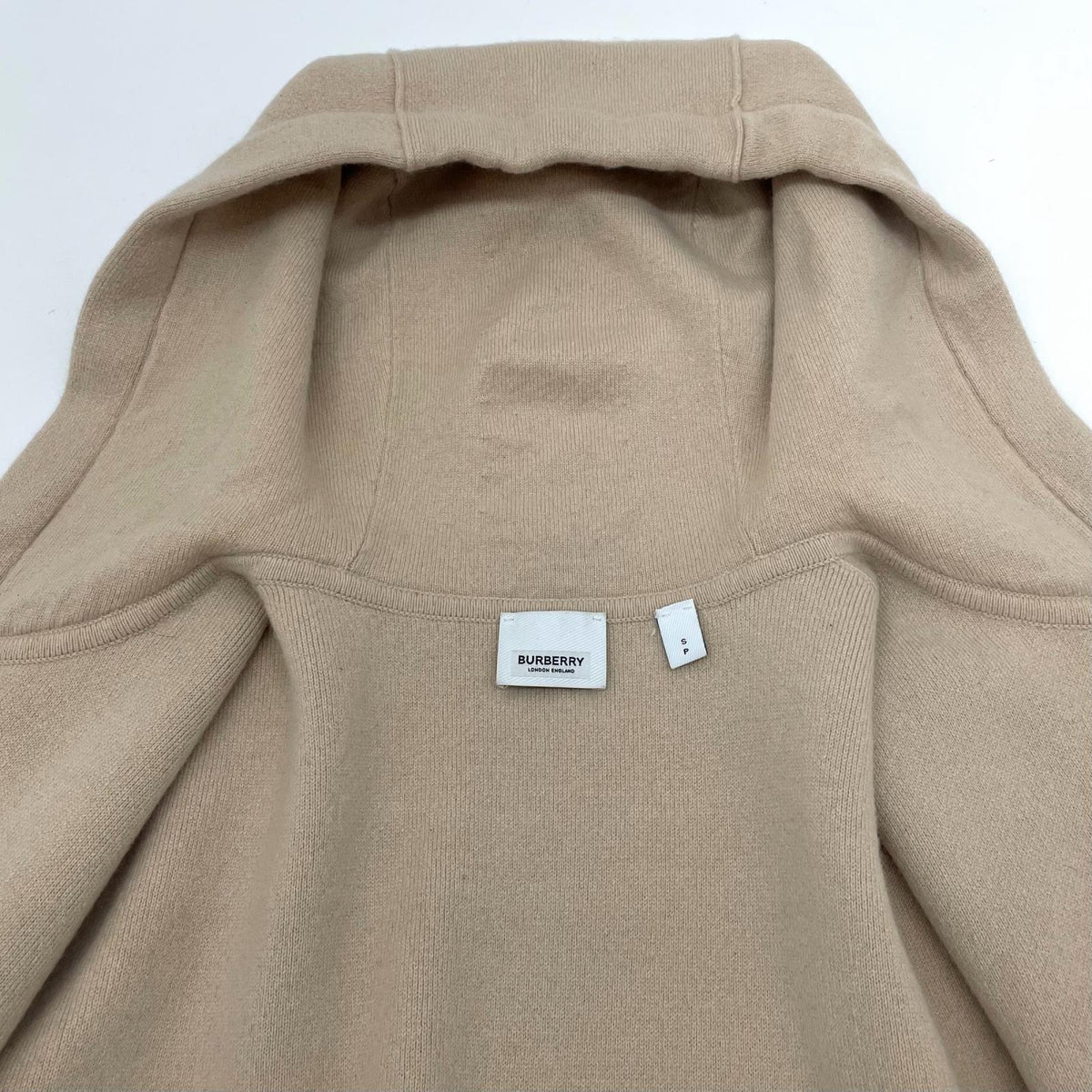 【中古】BURBERRY London England | バーバリーロンドンイングランド 長袖ジップパーカー 8089664 ベージュ サイズ：S【尾張小牧店】