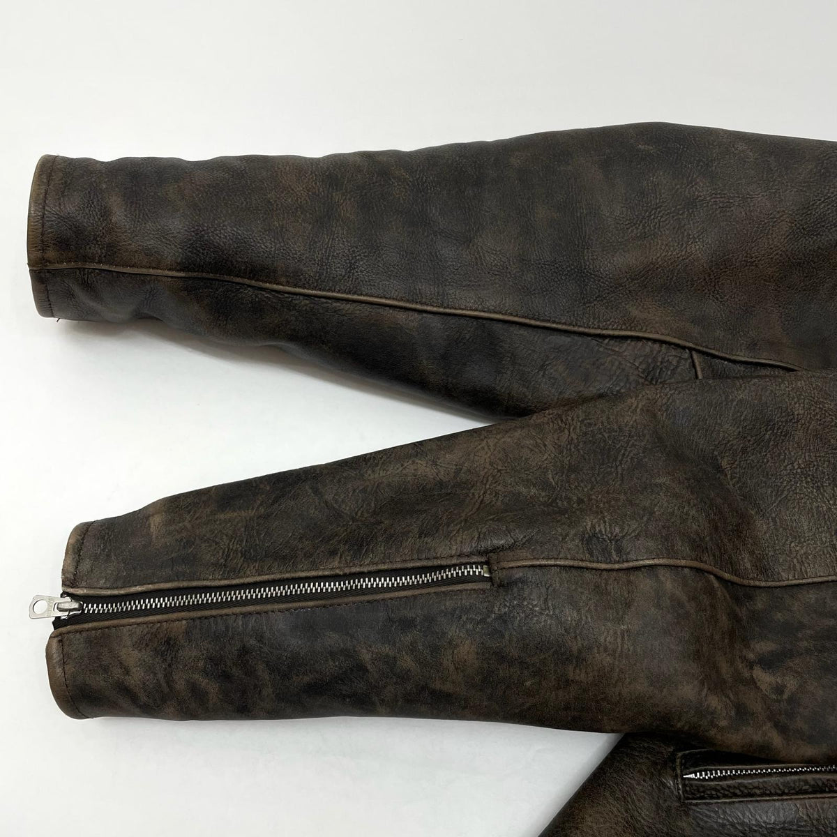 【中古】RRL(RALPH LAUREN) | ダブルアールエルラルフローレン OWENS SPORTS LEATHER JACKET レザージャケット ブラウン サイズ：M【尾張小牧店】