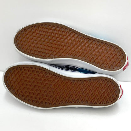 【中古】VANS | バンズ　ビリーズ　パイレーツ柄 スリッポン 靴　ブルー 26.5cm【尾張小牧店】