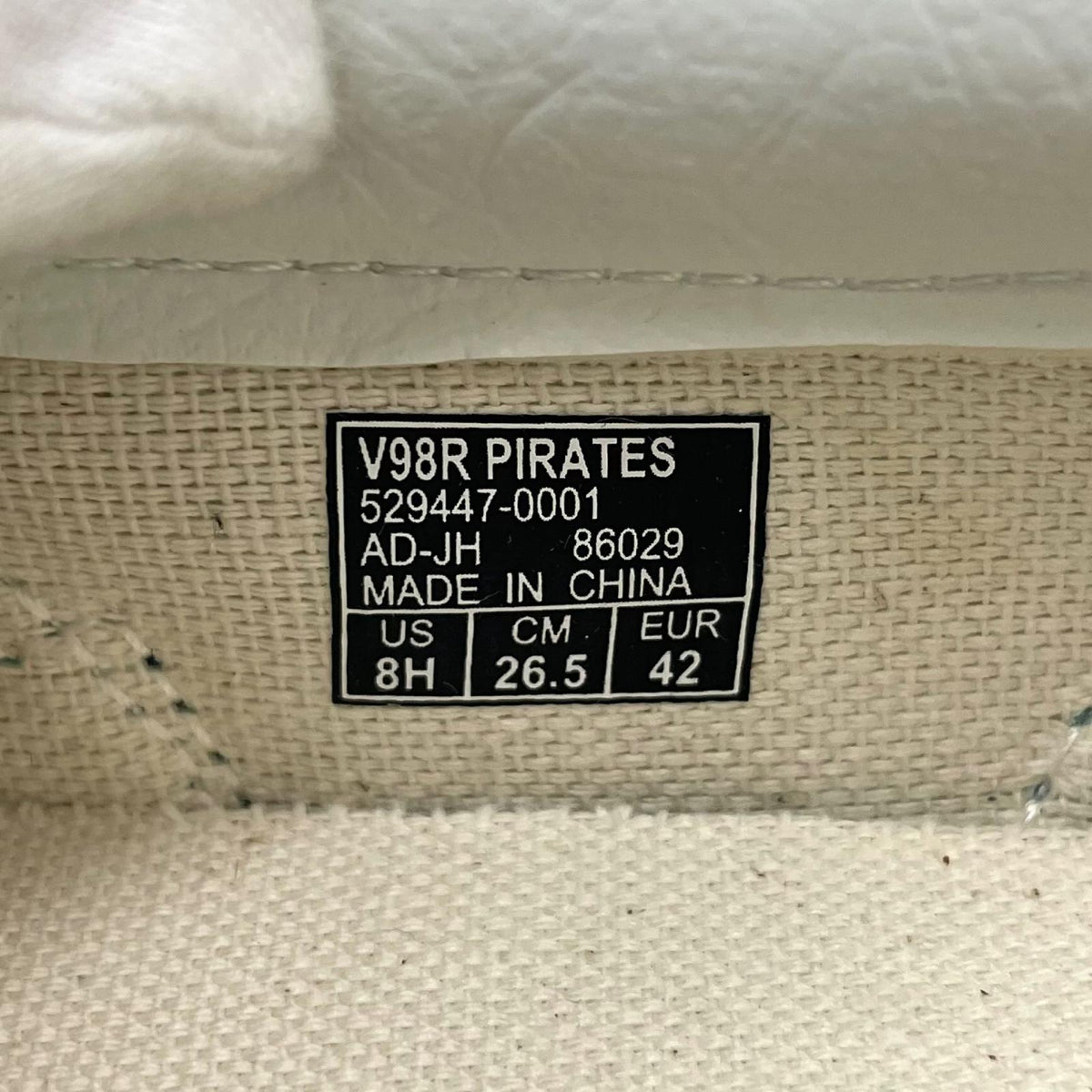 【中古】VANS | バンズ　ビリーズ　パイレーツ柄 スリッポン 靴　ブルー 26.5cm【尾張小牧店】