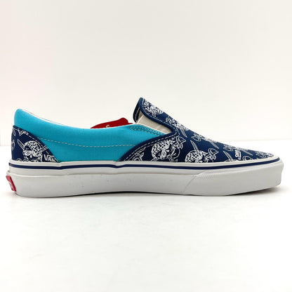 【中古】VANS | バンズ　ビリーズ　パイレーツ柄 スリッポン 靴　ブルー 26.5cm【尾張小牧店】